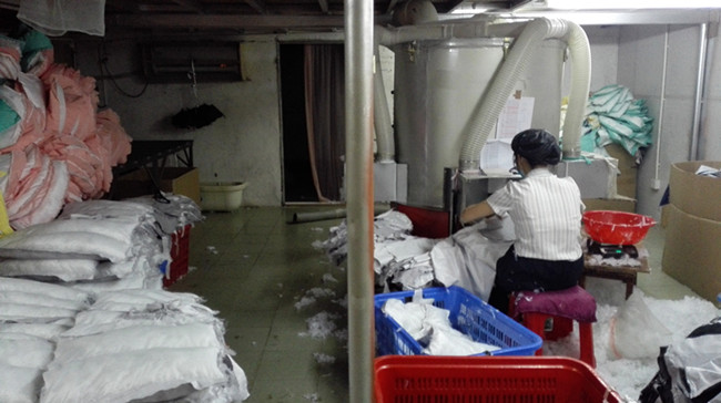 棉服生产