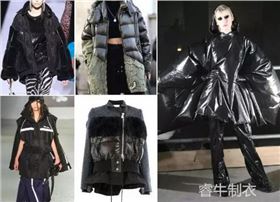 黑色拼接羽绒服 黑色拼接羽绒服