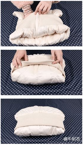 叠羽绒服 叠羽绒服