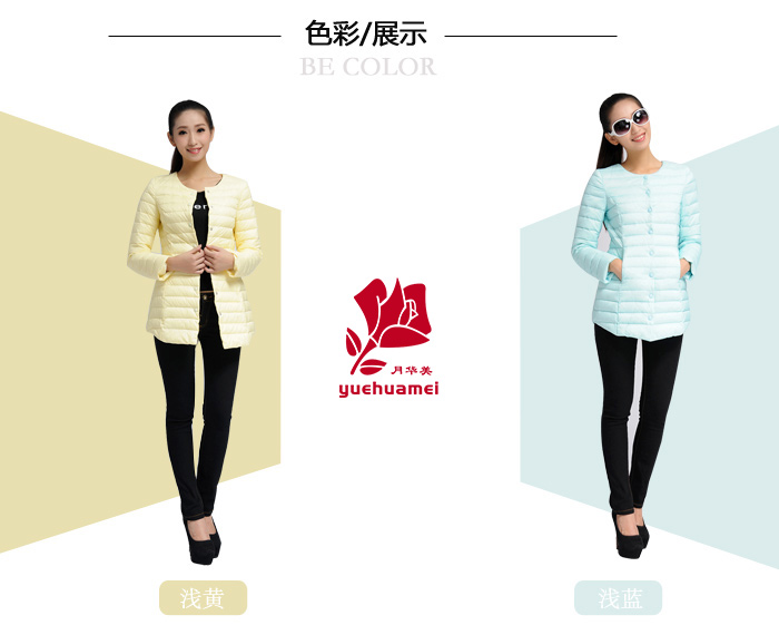 女装时尚羽绒服（轻薄款8415）