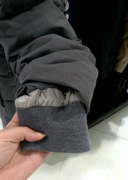 羽绒服袖口