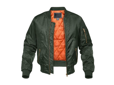 夹克厂家团体定制男士飞行夹克工装夹克