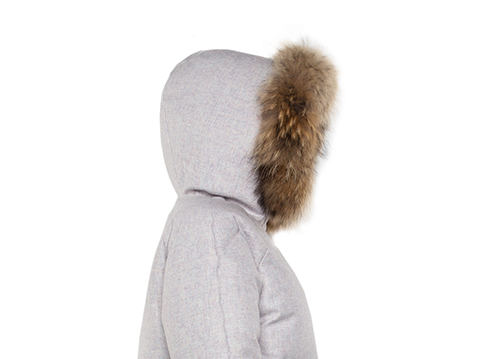 外贸品牌女款羽绒服定做加工