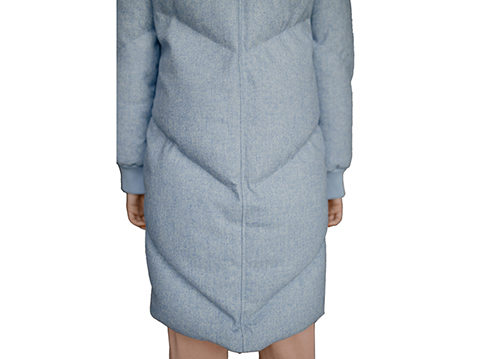 外贸女款羽绒服定制加工