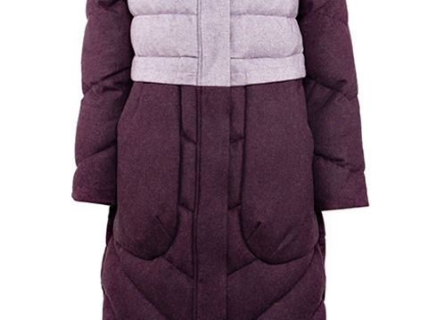 厂家定制外贸羽绒服女装羽绒服定制