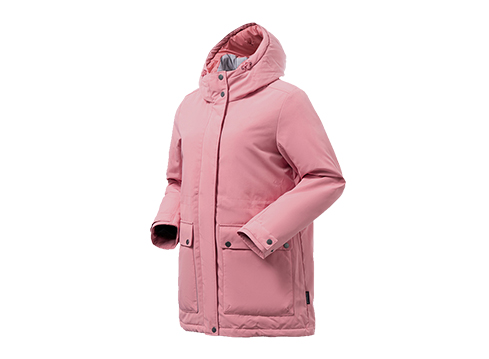 品牌定制时尚女款中长款保暖羽绒服