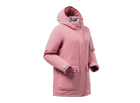 品牌定制时尚女款中长款保暖羽绒服