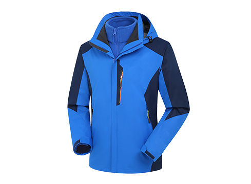 户外登山三合一冲锋衣定制生产厂家