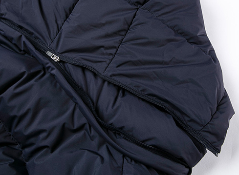 长款羽绒服厂家定制生产白鸭绒羽绒服