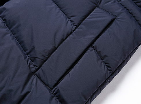 长款羽绒服厂家定制生产白鸭绒羽绒服