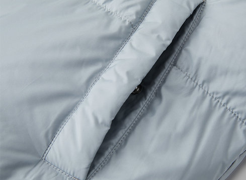 女士立领短款保暖羽绒服定制生产厂家