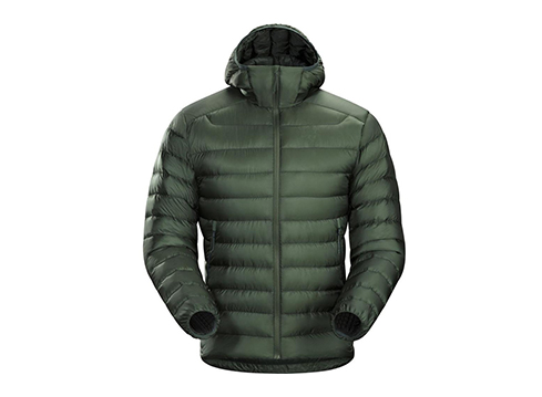 定制男士轻薄款保暖连帽羽绒服厂家