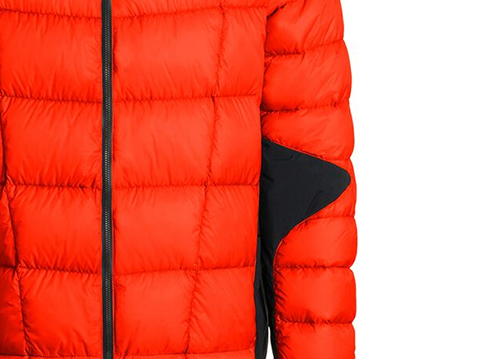 睿牛户外男款连帽羽绒服定制生产厂家