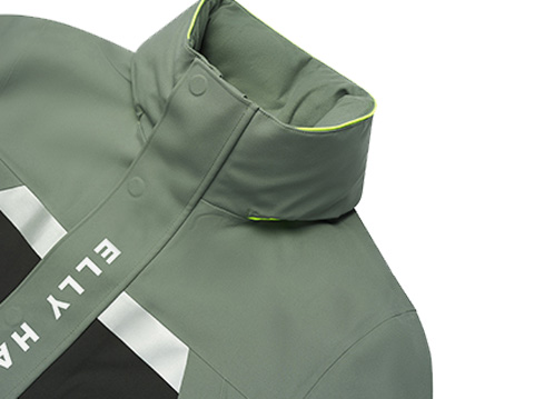 中长防风防水压胶冲锋衣定做加工