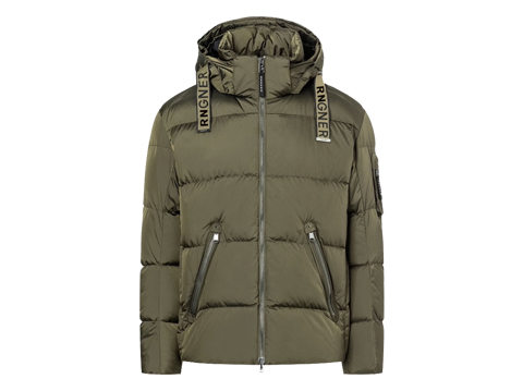 男士连帽休闲羽绒服定制加工