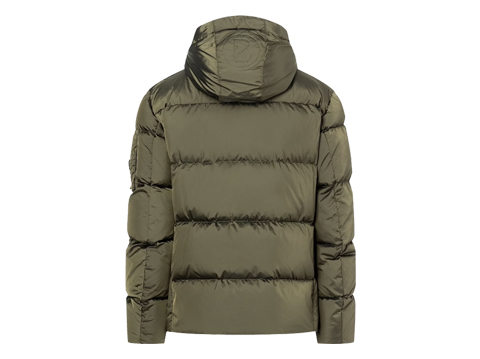 男士连帽休闲羽绒服定制加工