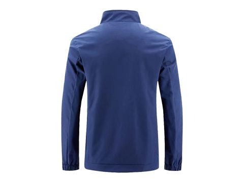 男士户外休闲运动立领风衣夹克定制加工