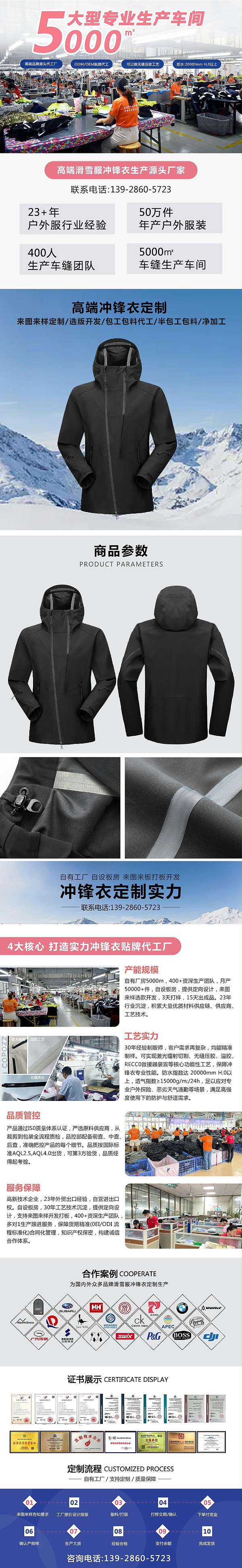25.9睿牛制衣滑雪服官网详情页