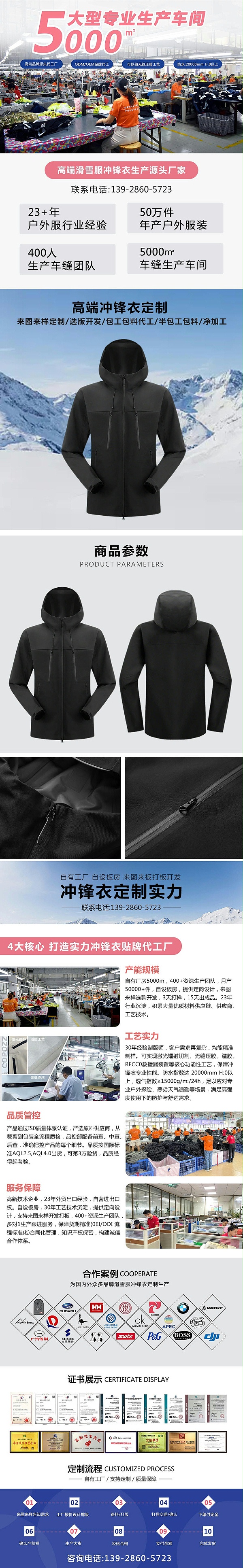 25.9睿牛制衣滑雪服官网详情页