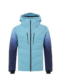 男士防水保暖双板滑雪服贴牌加工