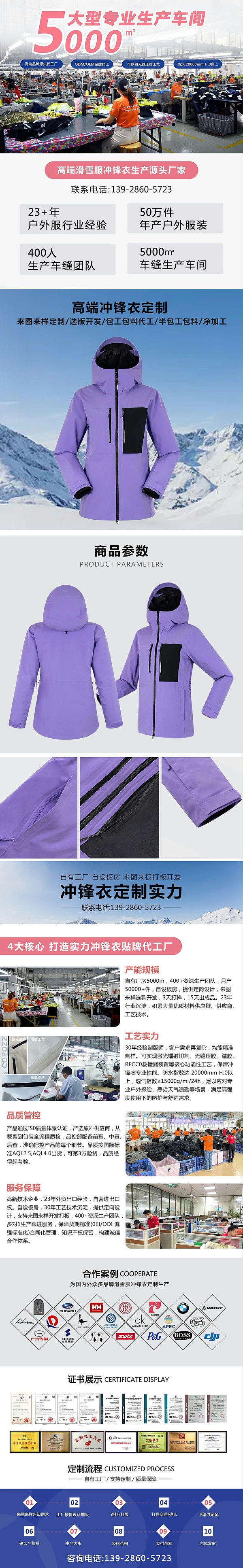 25.9睿牛制衣滑雪服官网详情页