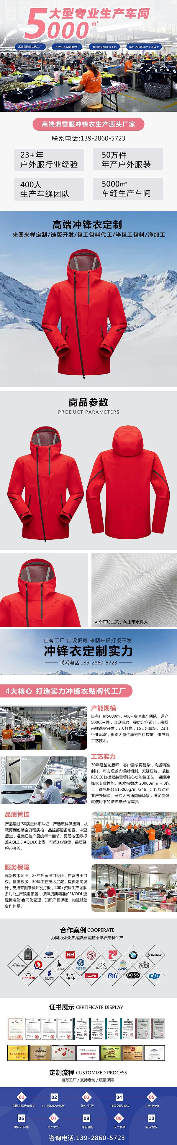 25.9睿牛制衣滑雪服官网详情页