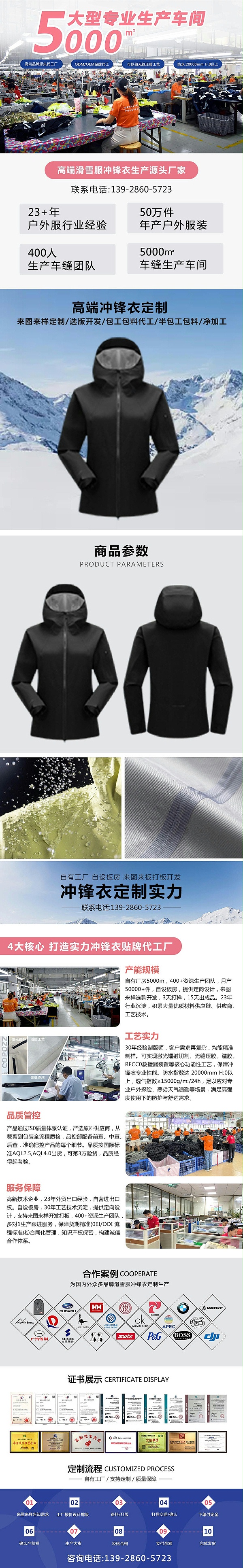25.9睿牛制衣滑雪服官网详情页
