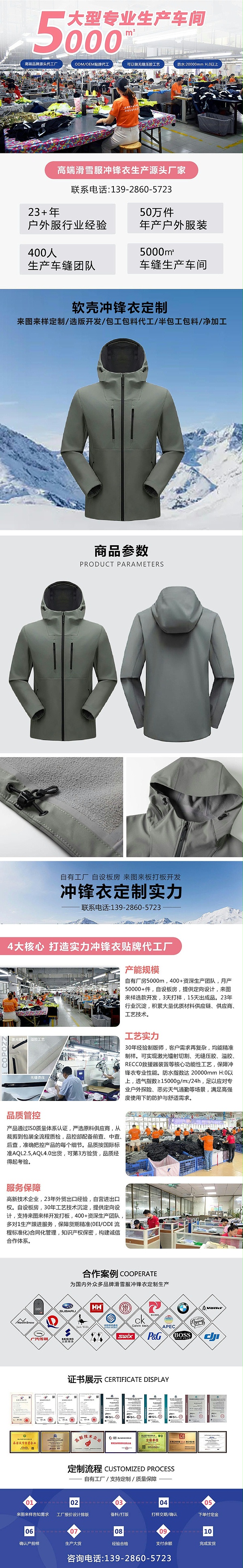 25.9睿牛制衣滑雪服官网详情页