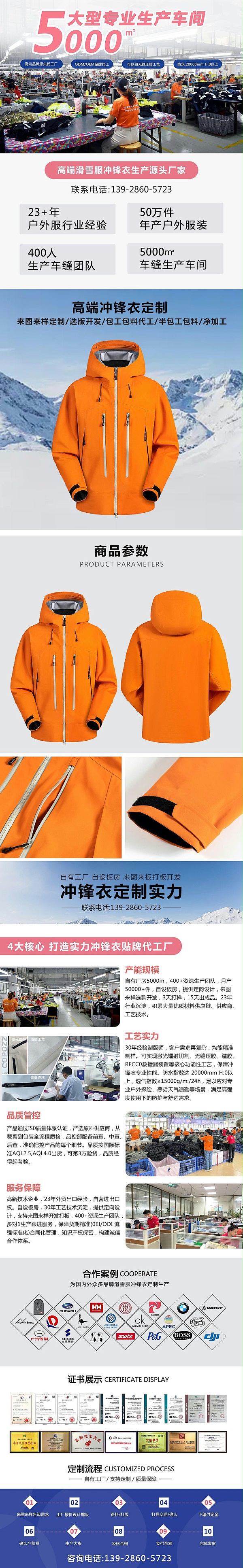 25.9睿牛制衣滑雪服官网详情页